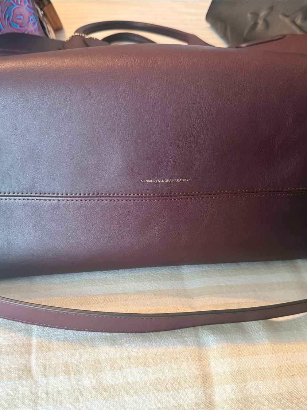 COACH Soft Empire Carryall Bag 48 Maple EUC - Picture 7 of 7